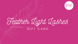 Feather Light Lashes Gift Card